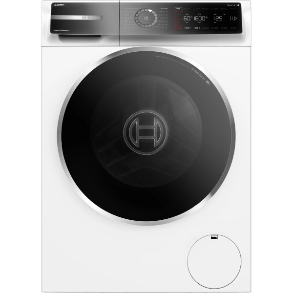 Пральна машина Bosch фронтальна, 10кг, 1600, A, 59см, дисплей, i-DOS, білий