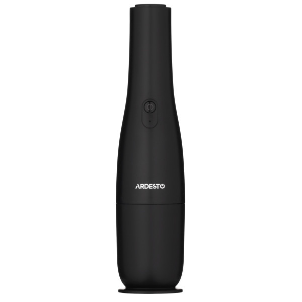 Пилосос ARDESTO автомобільний, 10Вт, конт пил -0.15л, автон. робота до 12хв, HEPA, Вертикальне зберігання, чорний