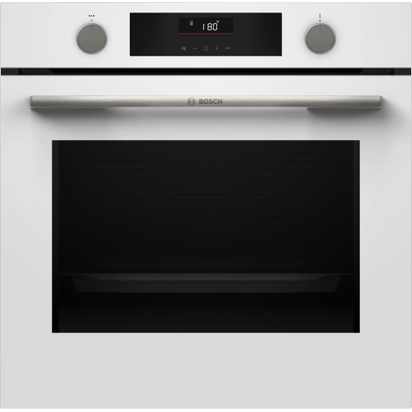 Духова шафа Bosch електрична, 76л, A, дисплей, конвекція, телескопічні направляючі, білий