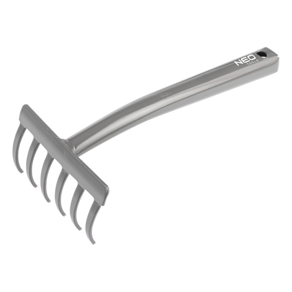 Граблі садові Neo Tools, ширина 11.2см, 6 зубців 28.5см, сталь 0.28кг