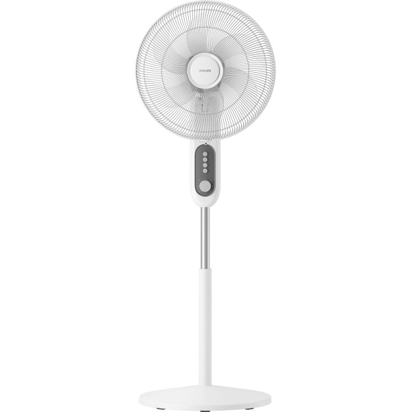Вентилятор Philips підлоговий Series 1001, 45см, 47Вт, опора кругла, білий