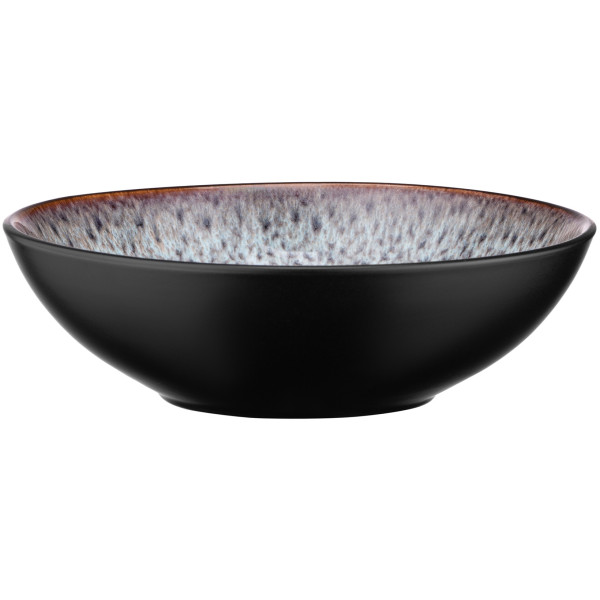 Тарілка супова ARDESTO Bolzano, 630мл, 18см, кераміка, чорно-коричневий