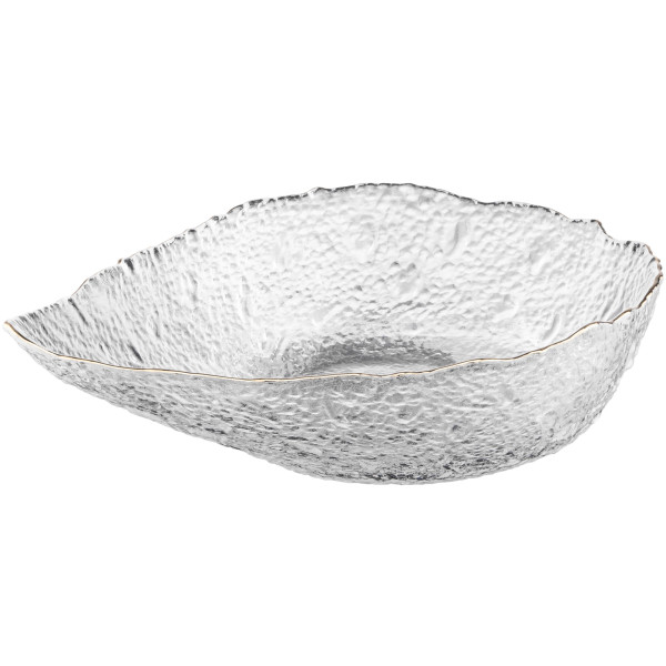 Салатник ARDESTO Leaf, 21.5см, скло, прозорий