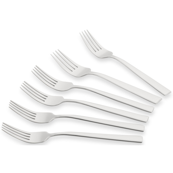 Набір столових виделок ARDESTO Black Mars Vanessa, 6 приборів, нержавіюча сталь