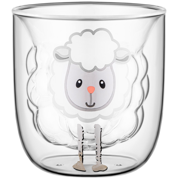 Набір чашок з подвійними стінками ARDESTO 300мл, 2шт, боросилікатне скло, прозорий