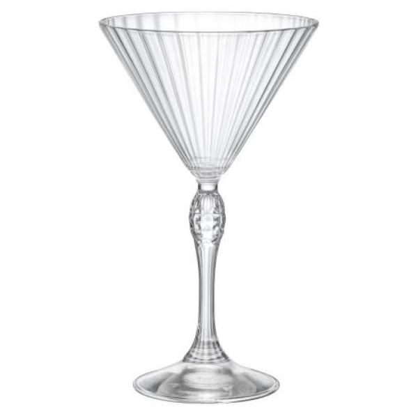 Набір келихів для мартіні Bormioli Rocco America '20s, 245мл, h180мм, 6шт, скло, прозорий