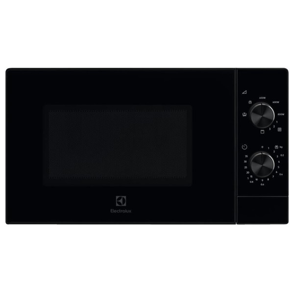 Мікрохвильова піч Electrolux, 20л, мех. керування, 800Вт, гриль, чорний