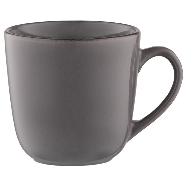 Чашка ARDESTO Lazio, 400мл, кераміка, сірий темний