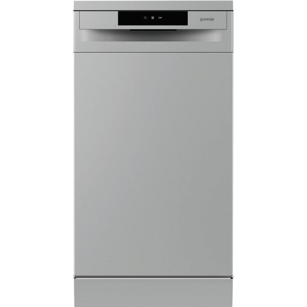 Посудомийна машина Gorenje, 9компл., A++, 45см, дисплей, 2 кошика, AquaStop, сірий