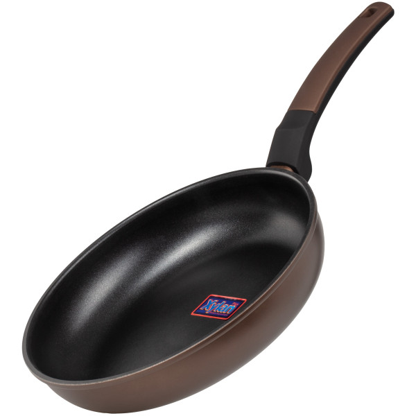 Сковорода ARDESTO Gemini Foggia, 24см, алюміній, коричневий