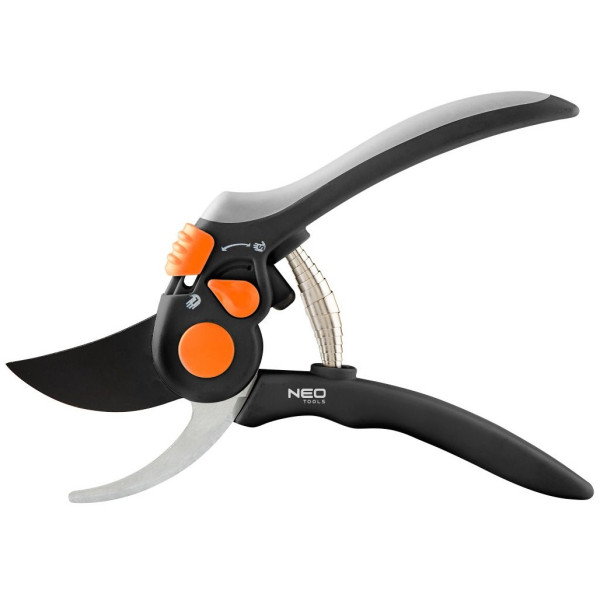 Секатор площинний Neo Tools, D різу 18мм, 200мм, 248г