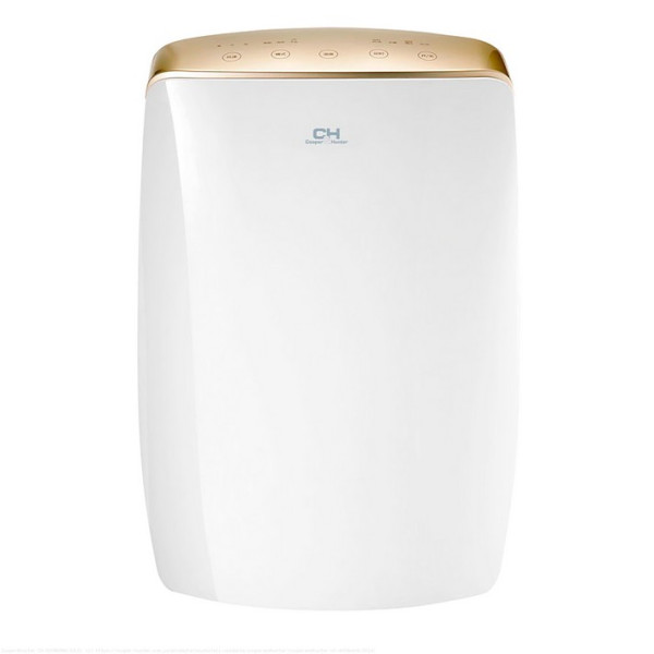 Осушувач повітря Cooper&Hunter CH-D016WDN7-40LD, 40л.на добу, 90м.кв , 230м3/год, 670Вт, дисплей, ел.кер-ня, таймер, авто вимк., білий/золотий