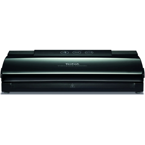 Вакууматор Tefal Classic для пакетів, 35см, електронне керування, +18 пакетів,, пластик, чорний