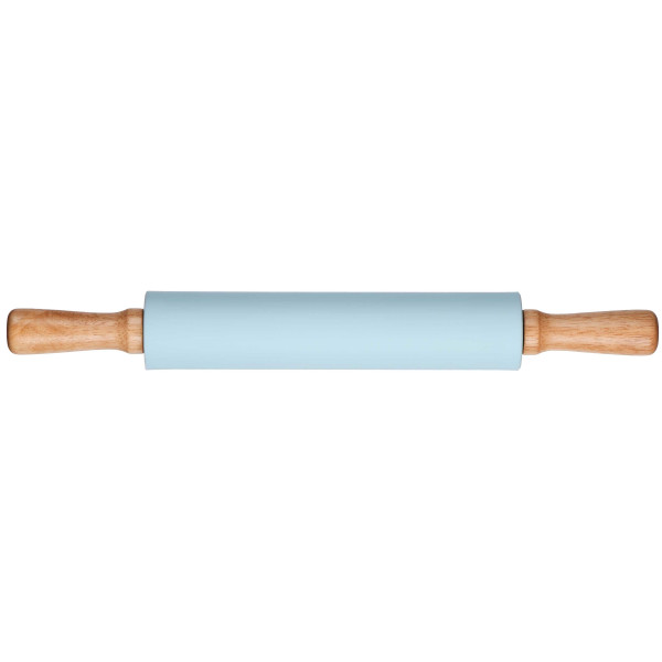 Скалка для тіста ARDESTO Tasty baking, 43.5см, силікон, дерево, блакитний