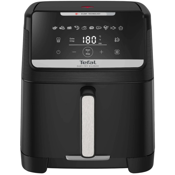 Мультипіч Tefal Easy Fry Silence XXL, 1800Вт, чаша-7л, сенсорне керув., 10 програм, пластик, чорний