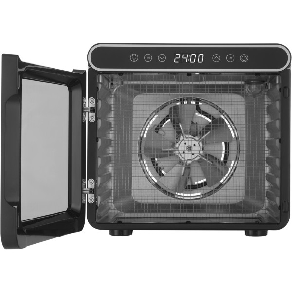 Сушарка для продуктів Sencor 600Вт, піддонів - 7x2.8см, діаметр - 30см, електронне керув., чорний