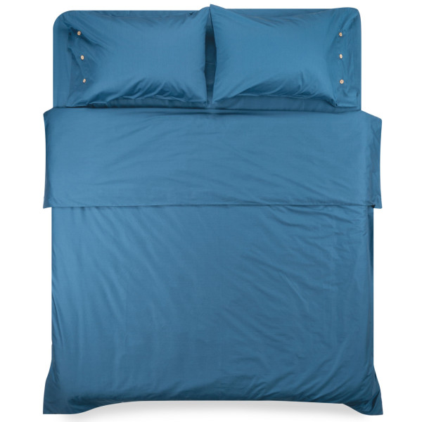 Простирадло ARDESTO Mix&Match, 180х240см, 100% бавовна, сатин, синій