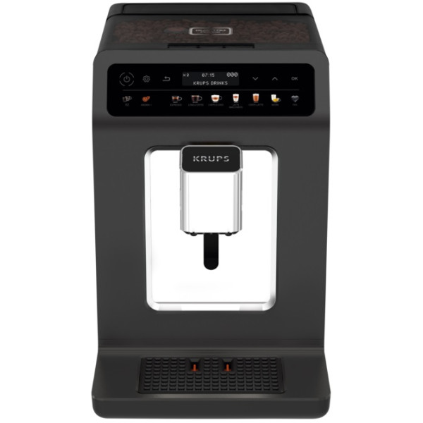 Кавомашина Krups Evidence One 2.3л, зерно, автомат.капучинатор, ОLED диспл, аторец. - 17, свій рецепт, графіт