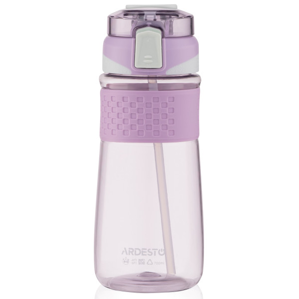 Пляшка для води ARDESTO Energy, 700мл, пластик, фіолетовий