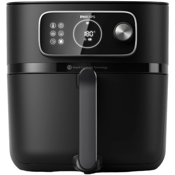 Мультипіч Philips Ovi Combi Connected, 2200Вт, чаша-8.3л, механічне керув., 22 авто. програм, пластик, чорний