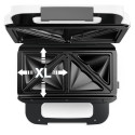Мультимейкер Tefal Snack XL 850Вт, тефлон, 3 пластини, корпус-пластик, біло-чорний