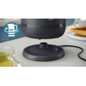 Електрочайник Philips Series 1000, 1,7л., Strix, пластик, мат, чорний