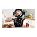 Мультиварка-скороварка Tefal Cook4me+ Connect, 1600Вт, чаша-6л, електронне керув., пластик, чорний