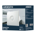 Витяжний вентилятор ARDESTO 20 Вт, 120 м3/г, 2300 об./хв., 33 дБ, білий
