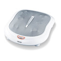 Масажер Beurer для ніг, від мережі, 2 швидкості, 18 головок шиацу, підігрів, білий