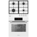 Комплект Hansa (духовка електрична + емальована газова поверхня), білий