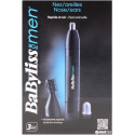 Тример Babyliss, для носа, батарейки АА, в компл., насадок-1, чорний