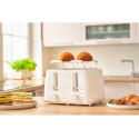 Тостер Sencor 1860Вт, підігрів, розморожування, 4 слоти, пластик, білий