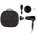 Фен Remington Style Edition, 2200Вт, 3 режими, іоніз-я, хол. обдув, дифузор, гребінець, резинка, кейс, чорно-сірий