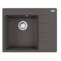 Мийка кухонна Franke Centro, фраграніт, прямокутник, з крилом, 620х500х200мм, чаша - 1, врізна, CNG 611-62 TL, сірий сланець
