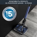 Пилосос Rowenta безпровідний Xforce Flex 14.60 Aqua, 200Вт, вологе прибирання, конт пил -0.9л, автон. робота до 70хв, НЕРА, чорно-синій