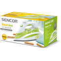 Праска Sencor, 2200Вт, 380мл, паровий удар -120гр, постійна пара - 25гр, керам. підошва, зелений