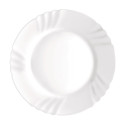 Тарілка обідня Bormioli Rocco Ebro, d25.5см, опалове скло, білий