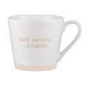 Чашка ARDESTO Good Morning, 370мл, кераміка, білий