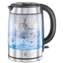 Електрочайник Russell Hobbs Clarity 1л, скло, чорний