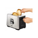 Тостер Tefal Cube 900Вт, метал/пластик, чорний