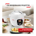 Мультиварка-скороварка Tefal Cook4Me +, 1600Вт, чаша-6л, електронне керув., пластик, білий