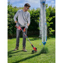 Тример акумуляторний Einhell GE-CT 18/25-1 Li - Solo 18В 8400об/хв 25см пластикові ножі + волосінь 2.0кг без АКБ та ЗП