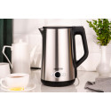 Електрочайник ARDESTO Steel Collection 1.7л, Strix, LED дисплей, подвійні стінки, сріблястий