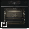 Духова шафа Gorenje електрична, 77л, A+, пара, дисплей, 300 °C, Wi-Fi, чорний