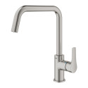 Змішувач для кухні Grohe Eurosmart, довж.виливу - 228мм, поворотний, 1важіль, супер сталь