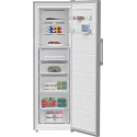 Морозильна камера Beko, 187x60x71, 286л, 1дв., E, NF, нержавіюча сталь
