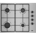 Варильна поверхня Beko газова, 60см, нерж