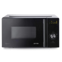 Мікрохвильова піч Gorenje, 20л, мех. керув., 700Вт, гриль, інвертор, чорний
