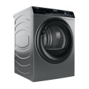 Сушильна машина Haier тепловий насос, 9кг, A+++, 59,5см, дисплей, пара, cріблястий