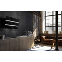 Витяжка Faber похила, 80см, 1219м.куб/год, Steelmax Ev8 Led Bk A80, чорний/нерж
